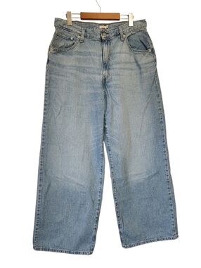 Levi's Light Blue Wide Leg Jeans